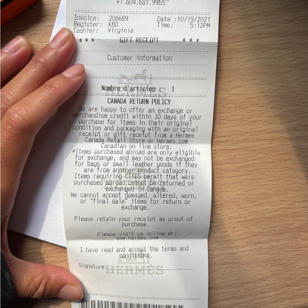 Brand new Hermès Orange and Yellow Enamel Bracelet limited Edition - Picture 5 of 8